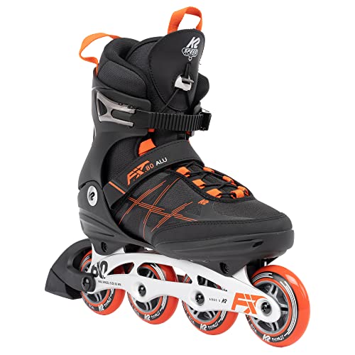 K2 Skates Herren Inline Skates F.I.T. 80 ALU, black - red, 30G0415.1.1.095 von K2