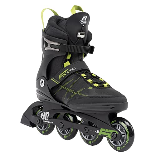 K2 Skates Herren Inline Skates F.I.T. 80 PRO, black - olive, 30G0211.1.1.090 von K2