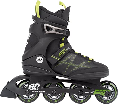 K2 Skates Herren Inline Skates F.I.T. 80 PRO, black - olive, 30G0211.1.1.085 von K2