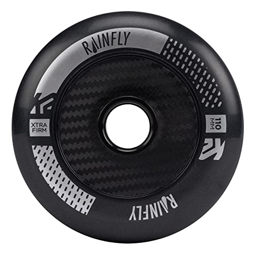 K2 Skate RAINFLY 110MM - 4 Pack Unisex – Erwachsenen Inline Skate Rollen — Black — 30G3081 von K2