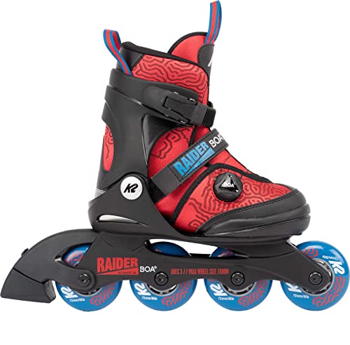 K2 Skates Jungen Inline Skates RAIDER BOA, red - blue, 30G0185.1.1.M von K2