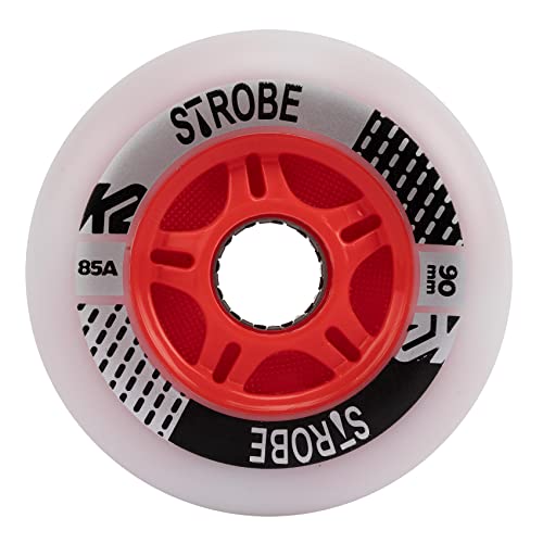 K2 Skate Strobe 90MM - 2 Pack Light Unisex – Erwachsenen Inline Skate Rollen — White — 30G3100 K2 Skate Strobe 90MM - 2 Pack Light Unisex – Erwachsenen Inline Skate Rollen — White — 30G3100 von K2