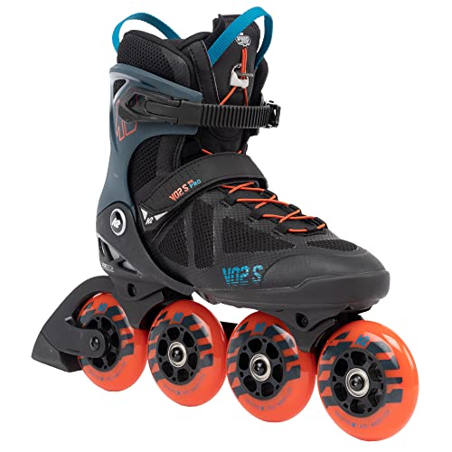 K2 Skates Unisex Inline Skates VO2 S 90, black - blue - orange, 30G0245.1.1.115 von K2