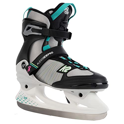 K2 Skates Damen Schlittschuhe Alexis Ice Pro, black - teal, 25F0016.1.1.085 von K2