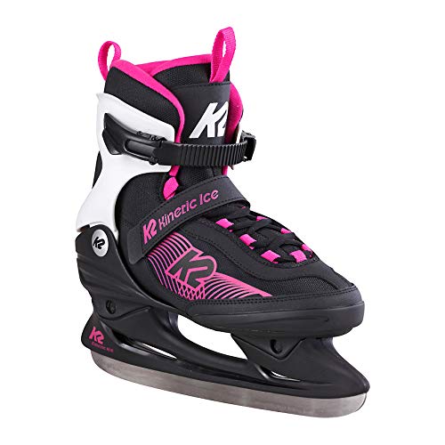 K2 Skates Damen Schlittschuhe Kinetic Ice W, black - pink, 25E0240.1.1.065 von K2