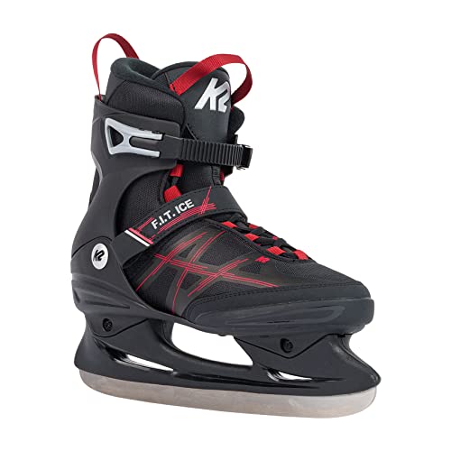 K2 Skates Herren Schlittschuhe F.I.T. ICE, black - red, 25G0410.1.1.120 von K2