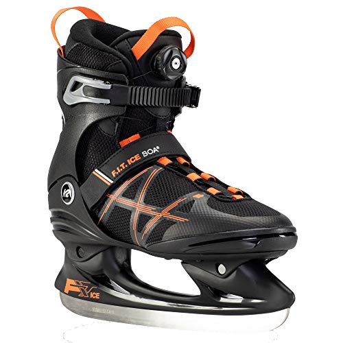 K2 Skates Herren Schlittschuhe F.I.T. Ice Boa, black - orange, 25E0401.1.1.075 von K2