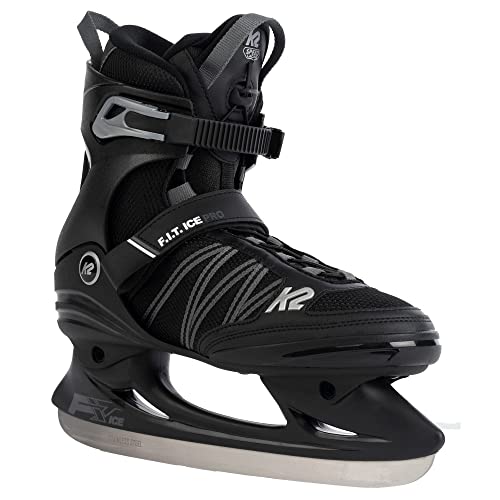 K2 Skates Herren Schlittschuhe F.I.T. Ice PRO — Black-Grey — 25F0015, EU: 36.5 (Mondo: 230 / cm: 23 / UK: 4 / US: 5) von K2