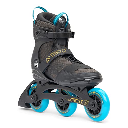 K2 Skates Unisex Inline Skates TRIO LT 100, black - blue, 30H0060.1.1.110 von K2