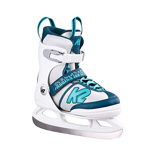 K2 Skates Mädchen Schlittschuhe Annika Ice Ltd, white - blue, 25E0308.1.1.S von K2