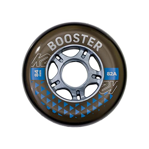 Booster 84MM 82A 4-Wheel Pack – Black – 30F3008 von K2