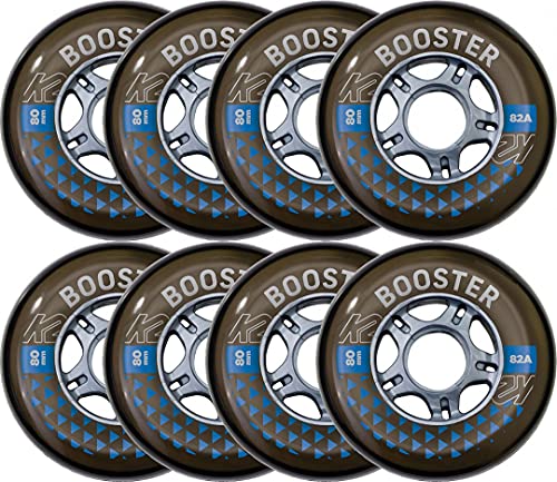 Booster 80 MM 82A 8-Wheel Pack W ILQ 7 – Black – 30F3009 Booster 80 MM 82A 8-Wheel Pack W ILQ 7 – Black – 30F3009 von K2