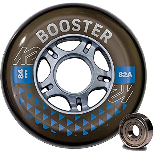 Booster 84 MM 82A 8-Wheel Pack W ILQ 7 – Black – 30F3010 von K2