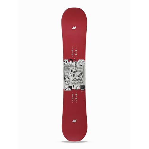 K2 - Snowboard Spellcaster rot Damen – Größe 149 – Rot von K2