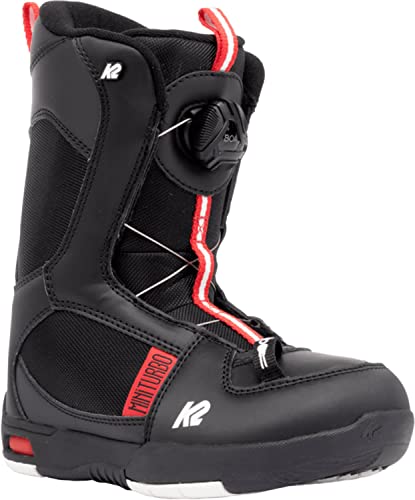 K2 Jungen Snowboarding Snowboard-Boots Mini Turbo — Black — 11F2033, EU: 30 (Mondo: 180 / cm: 18 / UK: 11c / US: 12c) von K2