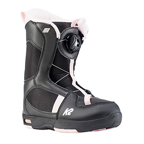 K2 Mädchen Lil Kat Snowboardschuhe, Schwarz-Rosa, 28.5 EU von K2