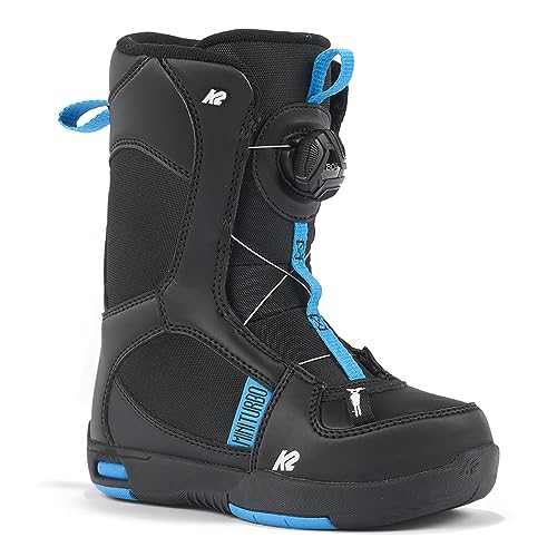 K2 Unisex Jugend Mini Turbo Snowboardboots, Black, EU: 30 (UK: 11c / US: 12c / cm: 18) von K2