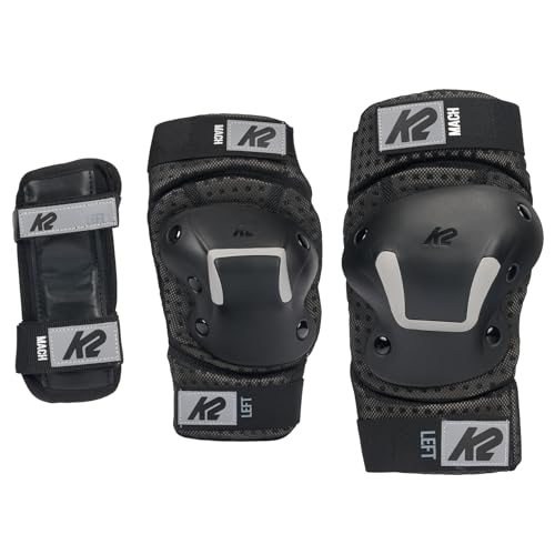 K2 Skates Schoner MACH PAD Set Unisex – Erwachsene Schoner — Black — 30K1100 von K2