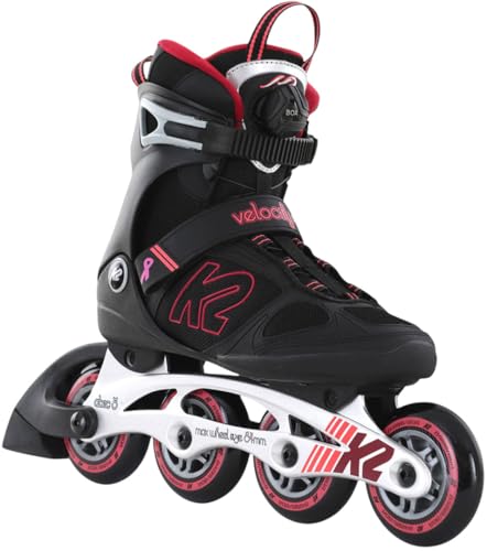 K2 Inline Skates VELOCITY 84 BOA W Für Damen Mit K2 Softboot, Black - Purple, 30D0392 von K2