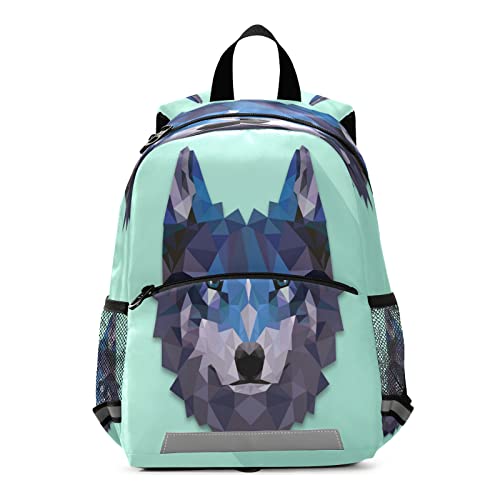 Kunsttier Wolf Rucksack Kleinkind Kinder Büchertasche Vorschule Schülerrucksack für 3-8 Jahre die Mädchen Jungs Kunsttier Wolf Rucksack Kleinkind Kinder Büchertasche Vorschule Schülerrucksack für 3-8 Jahre die Mädchen Jungs von KAAVIYO