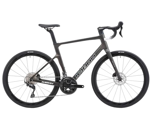 KABON Carbon-Rennrad, leichtes Vollcarbon-Rennrad mit 105 R7120 24-Gang-Gruppensatz und hydraulischer Scheibenbremse Rennrad für Erwachsene (Sand Gold, 50cm) von KABON