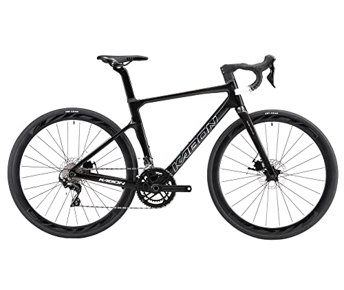 KABON Rennrad Carbon, Rennrad Herren 700c Rahmen,Gabel und Sattelstütze Lenker mit Shimano 105 R7000 22 Gänge Fahrrad Carbon rennrad für Herren Damen (Schwarz, 50cm) von KABON