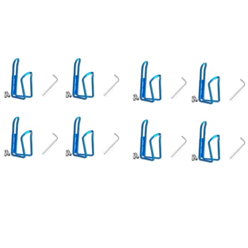 KACPLY Blauer Fahrradflaschenhalter, Flaschenhalter, kompatibel mit jeder handelsüblichen Wasserflasche, kann schnell an jedem installiert werden von KACPLY