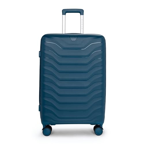 KADVA Sancho Reisekoffer auf Rädern I 72 Liter Kabinengepäck Trolley Handgepäck Tragetasche I Hartschale mit 4 360-Lenkrollen I Verschlüsseltes Schloss mit eigenem Code I Gewicht 3,4kg Farbe Blau KADVA Sancho Reisekoffer auf Rädern I 72 Liter Kabinengepäck Trolley Handgepäck Tragetasche I Hartschale mit 4 360-Lenkrollen I Verschlüsseltes Schloss mit eigenem Code I Gewicht 3,4kg Farbe Blau von KADVA