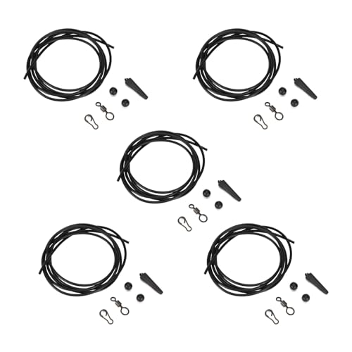 KAHDGSS Angelzubehör, Anti-Verheddern, schnell wechselbar, Wirbel, Clip, Perlen, Terminals von KAHDGSS