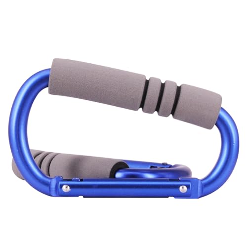 KAHDGSS D Form Carabiner Mit Schwämmen Schnapphaken Kinderwagen Clip Carabiner Einkaufstaschenhalter Einkaufstasche Haken Clip von KAHDGSS