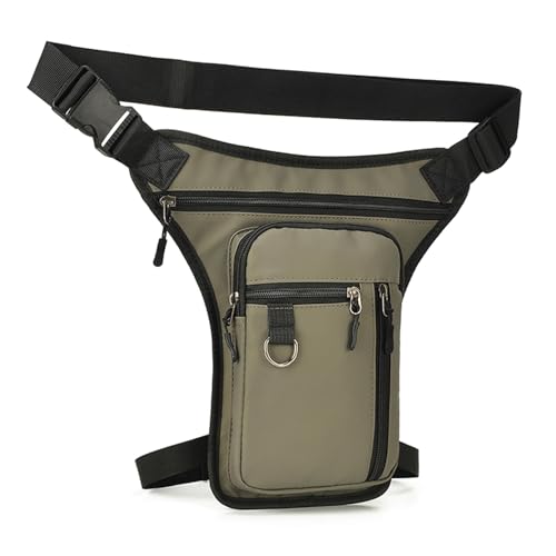 KAHDGSS Outdoor-Oberschenkeltasche für Damen und Herren, Hüfttasche, Motorrad, Fahrt, Crossbody, Umhängetasche, wasserabweisend, Oberschenkeltasche von KAHDGSS