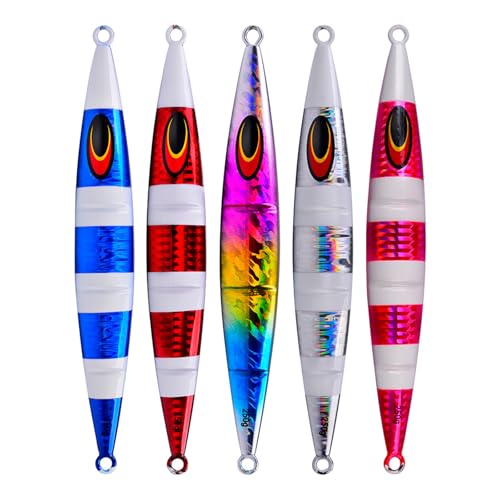 Sea Fishing Lures Swimbait Jigs Lures Langsame Pitching Jigs Schnell Sinkende Jiggingköder Fischereiglühungen Für Zander von KAHDGSS