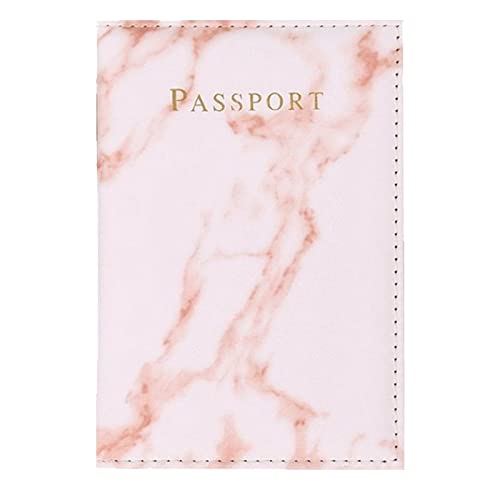 Reisepasshülle aus PU-Leder für 2 Karten, wasserdicht, Reisedokumente, Rot/Ausflug, einfarbig (Getaway Solids) von KAKASEA