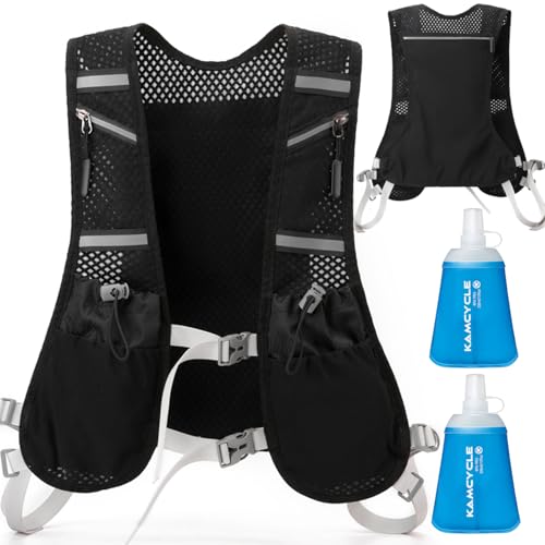 KAMCYCLE Trinkrucksack, Ultraleichter Trail Laufrucksack, Laufweste für Damen und Herren, Rucksack zum Laufen, Marathon, Radfahren, Joggen, Trailrunning KAMCYCLE Trinkrucksack, Ultraleichter Trail Laufrucksack, Laufweste für Damen und Herren, Rucksack zum Laufen, Marathon, Radfahren, Joggen, Trailrunning von KAMCYCLE