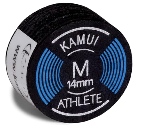 KAMUI Athlete Billard Billard Queue Tip Medium 14 mm – 1 Stück von KAMUI