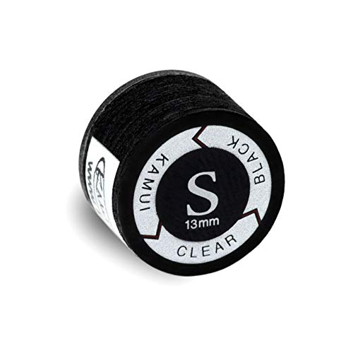 KAMUI Billardqueue-Spitze, laminiert, transparent, Schwarz, 1 Stück, 13 mm KAMUI Billardqueue-Spitze, laminiert, transparent, Schwarz, 1 Stück, 13 mm von KAMUI