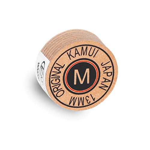 KAMUI Original laminierte Billard-Queue-Spitze – 1 Stück (mittel, 13 mm) von KAMUI