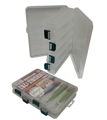 KANANA Plastikbox Angelbox Köderbox zubehörbox Angel Box TACKLEBOX für Fische, Zubehör, Modell und Große:JCB202 2-Seitig 20.6x17x4.2cm KANANA Plastikbox Angelbox Köderbox zubehörbox Angel Box TACKLEBOX für Fische, Zubehör, Modell und Große:JCB202 2-Seitig 20.6x17x4.2cm von KANANA