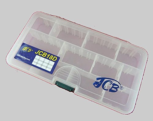 KANANA Plastikbox Angelbox Köderbox zubehörbox Angel Box TACKLEBOX für Fische, Zubehör, Modell und Große:JCB18D. 1-Seitig 186x103x34mm. von KANANA