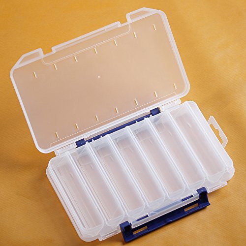 KANANA Plastikbox Angelbox Köderbox zubehörbox Angel Box TACKLEBOX für Fische, Zubehör, Modell und Große:JCB302 2-Seitig 20x13x3.8cm KANANA Plastikbox Angelbox Köderbox zubehörbox Angel Box TACKLEBOX für Fische, Zubehör, Modell und Große:JCB302 2-Seitig 20x13x3.8cm von KANANA