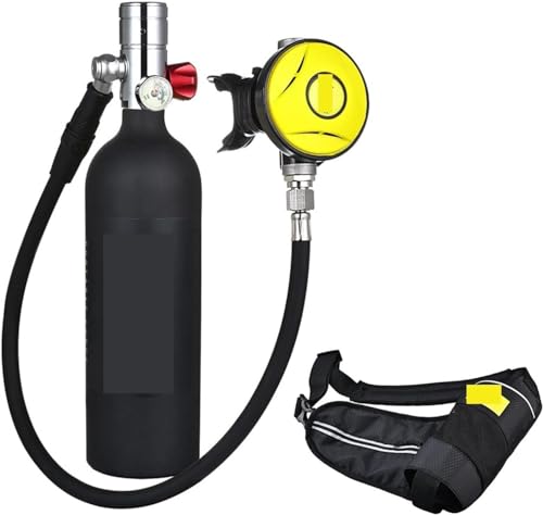 KANBUN Yngg Tauch-Sauerstoffflasche mit 1 Liter Fassungsvermögen, tragbares Tauchatemgerät, Tauchausrüstung von KANBUN