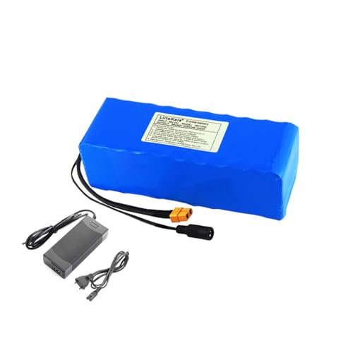 36V 10AH Lager Kapazität Ebike Batterie, Lithium-Akkupack Elektroroller-Akku für 150-500W Motor, Lithium Ion Elektro Fahrrad Batterie für Fahrrad - E Scooter/Go Kart B,T von KANMUASD