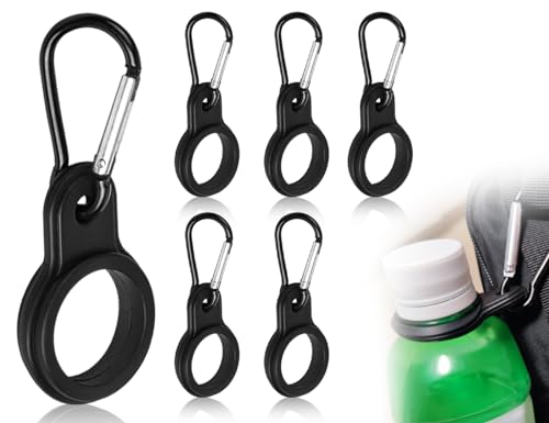 KAPSING 5 Stück Flaschenhalter gürtel Set mit Karabiner, Wasserflasche Schnalle, Schwarz Schlüsselanhänger Flaschenhalter Clip, für Camping Wandern und Outdoor-Aktivitäten KAPSING 5 Stück Flaschenhalter gürtel Set mit Karabiner, Wasserflasche Schnalle, Schwarz Schlüsselanhänger Flaschenhalter Clip, für Camping Wandern und Outdoor-Aktivitäten von KAPSING