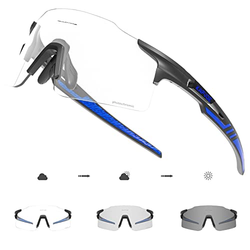 KAPVOE Fahrradbrille MTB Brille Selbsttönend Klar Radbrille Rennrad Sportbrille Sonnenbrille Radsport Laufen Golf Fahrerbrille Baseball Herren Damen KAPVOE Fahrradbrille MTB Brille Selbsttönend Klar Radbrille Rennrad Sportbrille Sonnenbrille Radsport Laufen Golf Fahrerbrille Baseball Herren Damen von KAPVOE