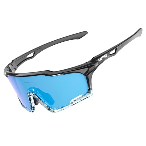 KAPVOE Fahrradbrille mit PC-Gläsern, Belüftungssystem, TR90 Rahmen, UV400 Schutz - Sportbrille für Damen und Herren, MTB, Autofahren, Sport-Sonnenbrille 03 KAPVOE Fahrradbrille mit PC-Gläsern, Belüftungssystem, TR90 Rahmen, UV400 Schutz - Sportbrille für Damen und Herren, MTB, Autofahren, Sport-Sonnenbrille 03 von KAPVOE