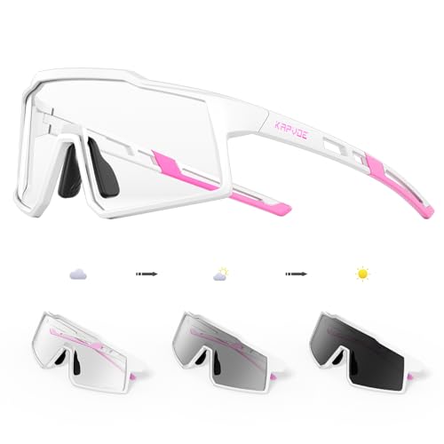 KAPVOE Photochromatische Selbsttönend Kinder Sonnenbrille Jugend Baseball Sonnenbrille Leicht TR90 Rahmen UV400 Schutz Fahrradbrille für Jungen Mädchen Sport Radfahren 03 KAPVOE Photochromatische Selbsttönend Kinder Sonnenbrille Jugend Baseball Sonnenbrille Leicht TR90 Rahmen UV400 Schutz Fahrradbrille für Jungen Mädchen Sport Radfahren 03 von KAPVOE