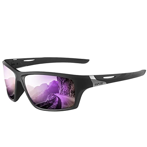 KAPVOE Polarisierte Angeln Sonnenbrillen für Herren Damen Fahrradbrillen Sportbrillen Baseball Laufen Fahren MTB Fahrrad 14 KAPVOE Polarisierte Angeln Sonnenbrillen für Herren Damen Fahrradbrillen Sportbrillen Baseball Laufen Fahren MTB Fahrrad 14 von KAPVOE