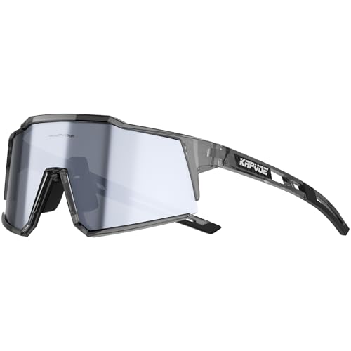 KAPVOE Polarisiert Fahrradbrille Uv400 Schutz TR90 Rahmen Sportsonnenbrille Sportbrille für Herren Damen Sport Radfahren MTB Radbrille Fahren Baseball Radsport Laufen Gold Schwarz 18 KAPVOE Polarisiert Fahrradbrille Uv400 Schutz TR90 Rahmen Sportsonnenbrille Sportbrille für Herren Damen Sport Radfahren MTB Radbrille Fahren Baseball Radsport Laufen Gold Schwarz 18 von KAPVOE