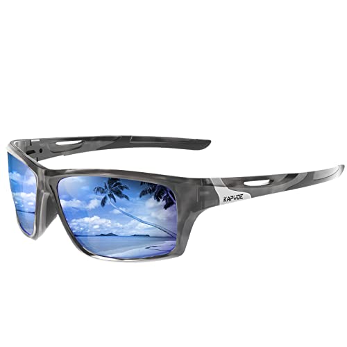 KAPVOE Polarisierte Angeln Sonnenbrillen für Herren Damen Fahrradbrillen Sportbrillen Baseball Laufen Fahren MTB Fahrrad 09 KAPVOE Polarisierte Angeln Sonnenbrillen für Herren Damen Fahrradbrillen Sportbrillen Baseball Laufen Fahren MTB Fahrrad 09 von KAPVOE