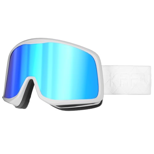 KAPVOE Skibrille Snowboard Brille für Brillenträger Herren Damen Jugend Schneebrille OTG 100% UV-Schutz Ski Goggles Kompatibler Helm Anti Fog Ski brille für Skifahren und Bergsteigen Blau KAPVOE Skibrille Snowboard Brille für Brillenträger Herren Damen Jugend Schneebrille OTG 100% UV-Schutz Ski Goggles Kompatibler Helm Anti Fog Ski brille für Skifahren und Bergsteigen Blau von KAPVOE